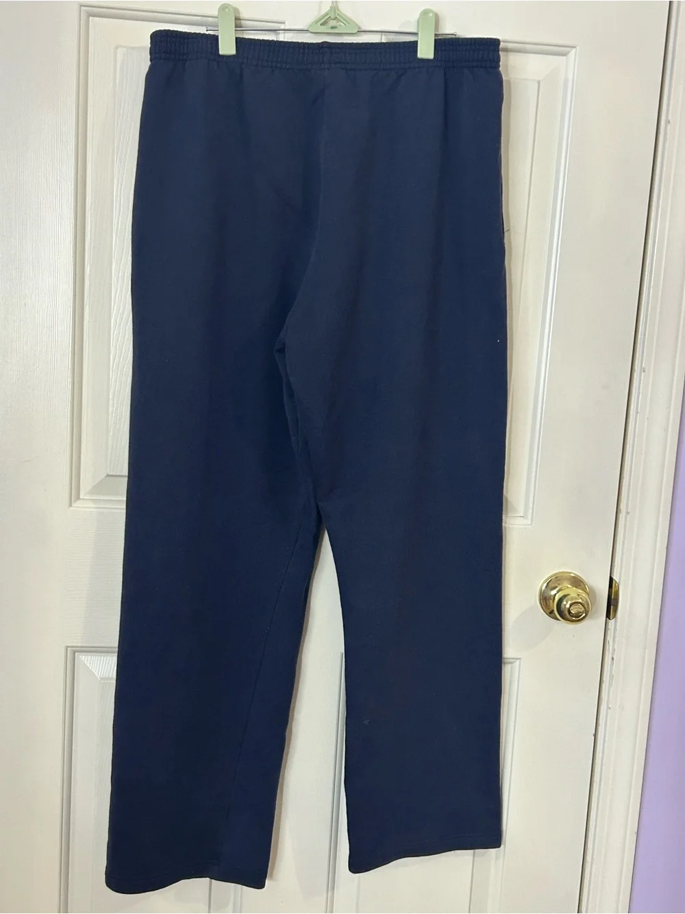 Majestic Chicago Bears Sweatpants Men’s Large Fleece Drawstring Joggers